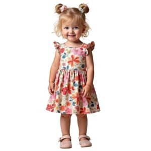 Girls Floral Frock